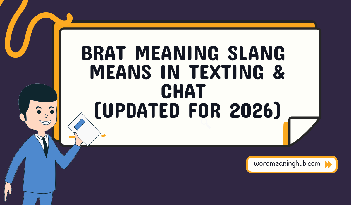 Brat Meaning Slang